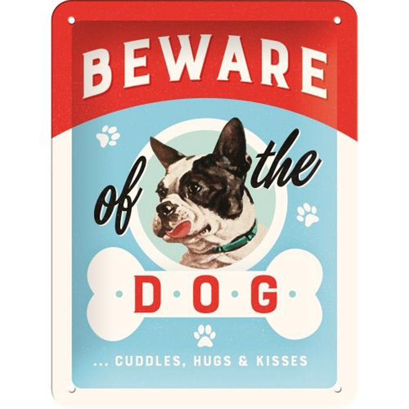 Nostalgic-Art Small Beware of the Dog Sign (15x20cm)