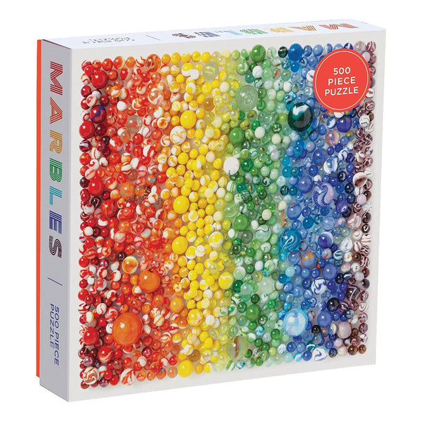 Galison Rainbow Marbles Puzzle 500pc