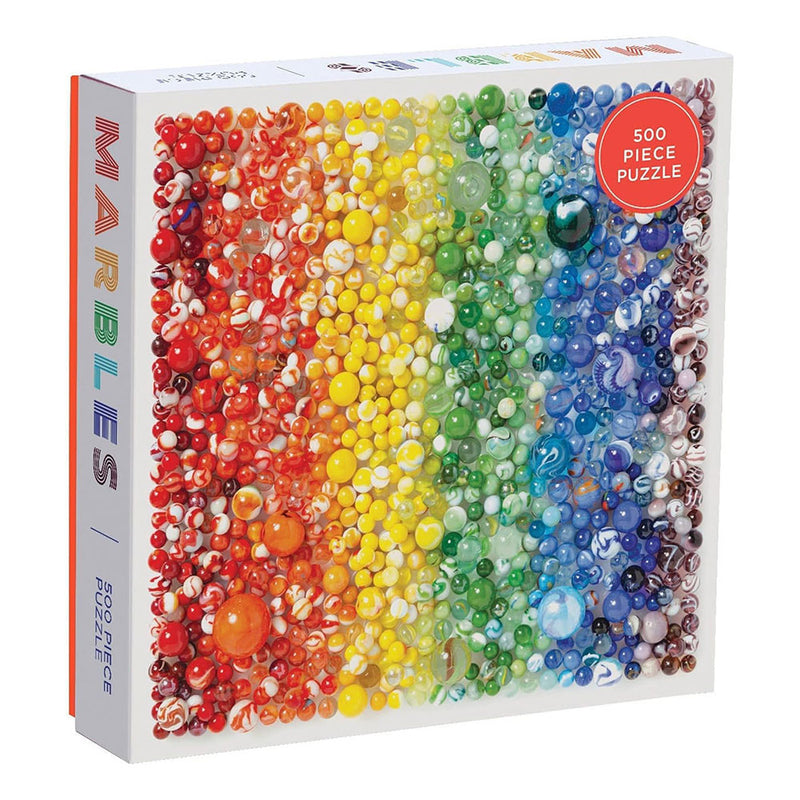 Galison Rainbow Marbles Puzzle 500pc