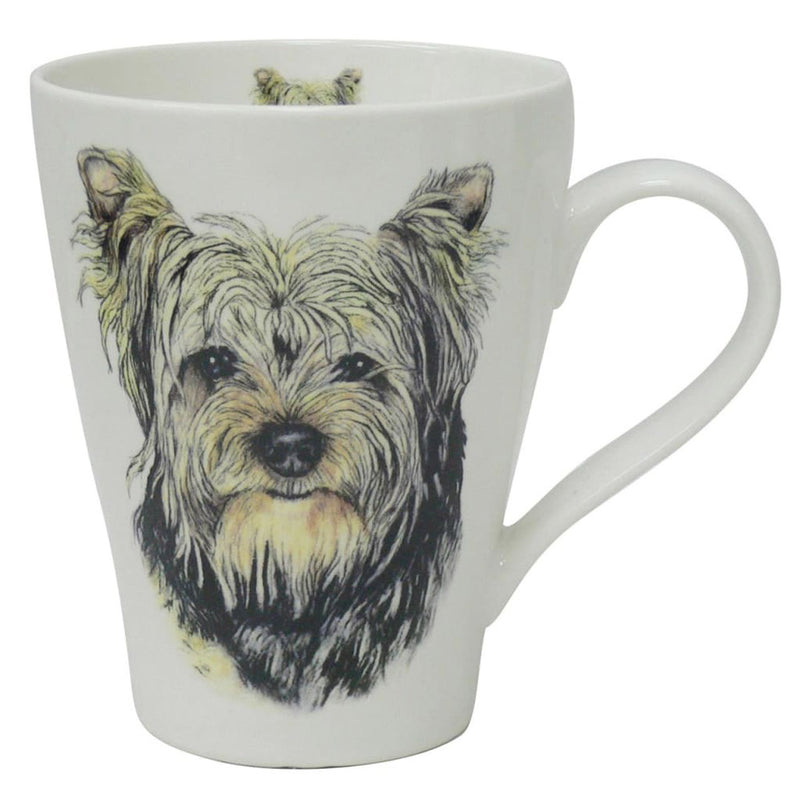 Yorkie Dog Head Mug