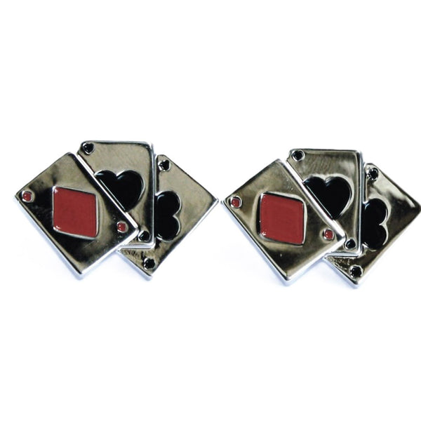 Playing Cards Button Cufflinks