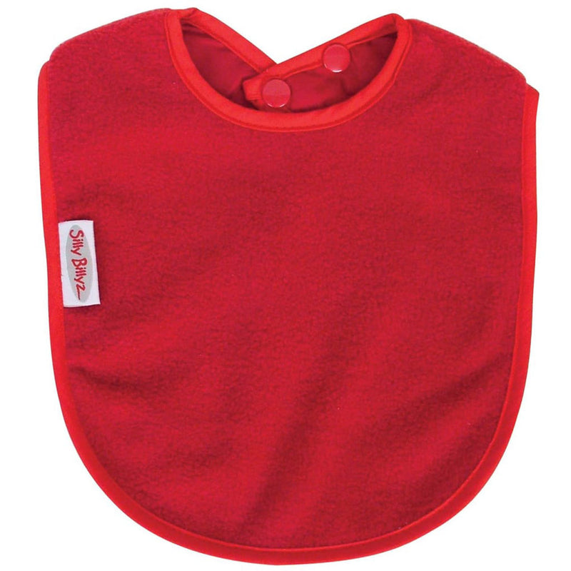 Silly Billyz Fleece Plain Large Bib