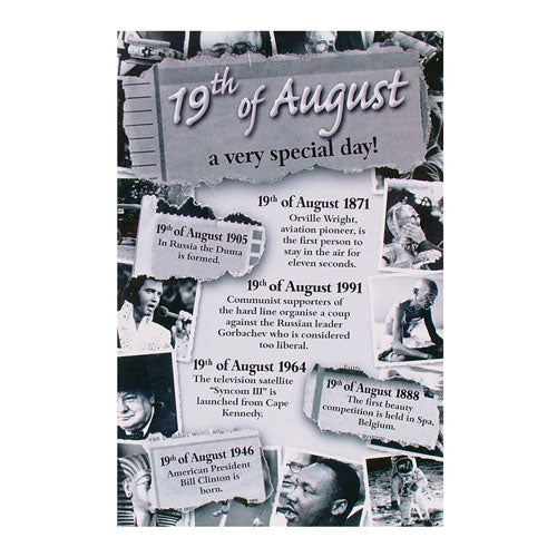 August Chronicle Card