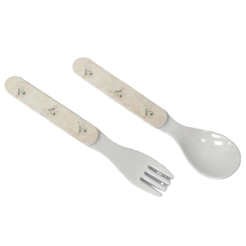 B-Parker L/W Melamine Fork and Spoon Set