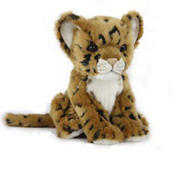 Jaguar Cub Plush Toy 17cm (Brown)