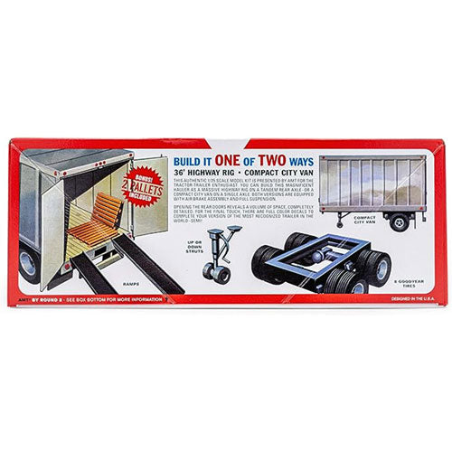 Big Rig Semi Trailer Truck Plastic Kit 1:25 Scale