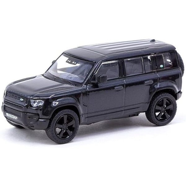 Land Rover Defender 110 1:64 Model Car (Black Metallic)