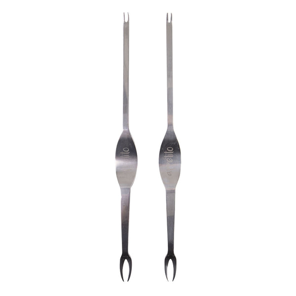 Appetito Stainless Steel Seafood Forks (Set of 2)