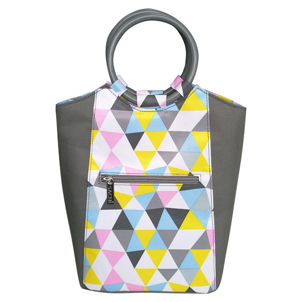 Sachi Style 229 Triangle Mosaic Insulated Lunch Bag