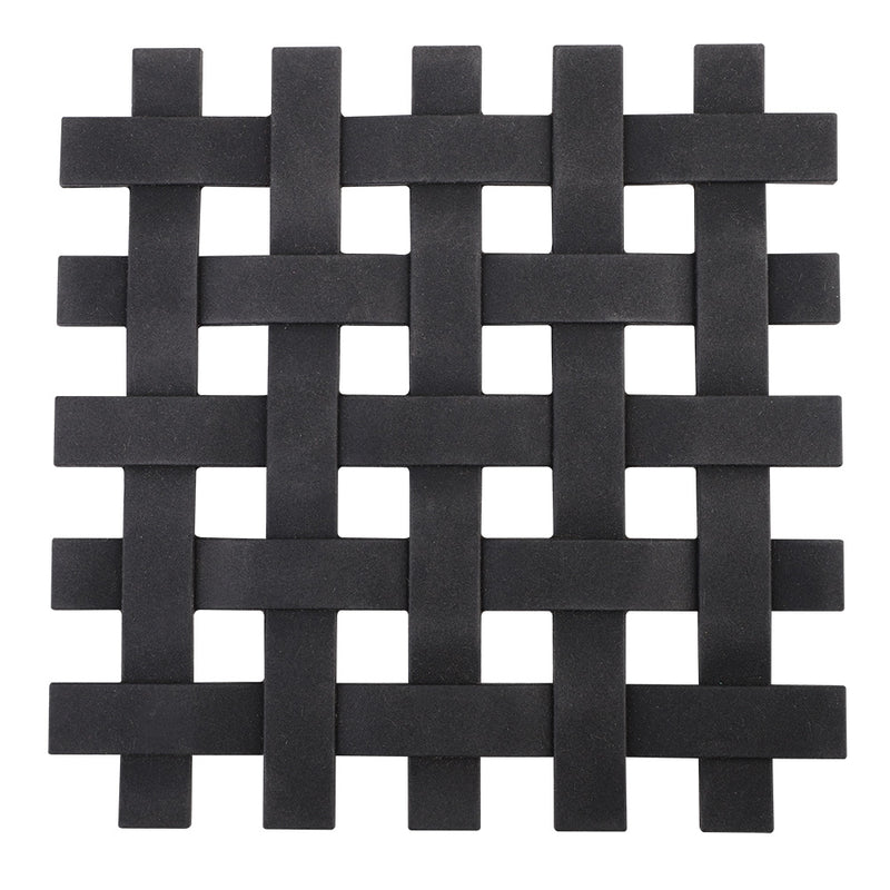 Appetito Silicone Lattice Trivet 17.5x17.5cm (Black)