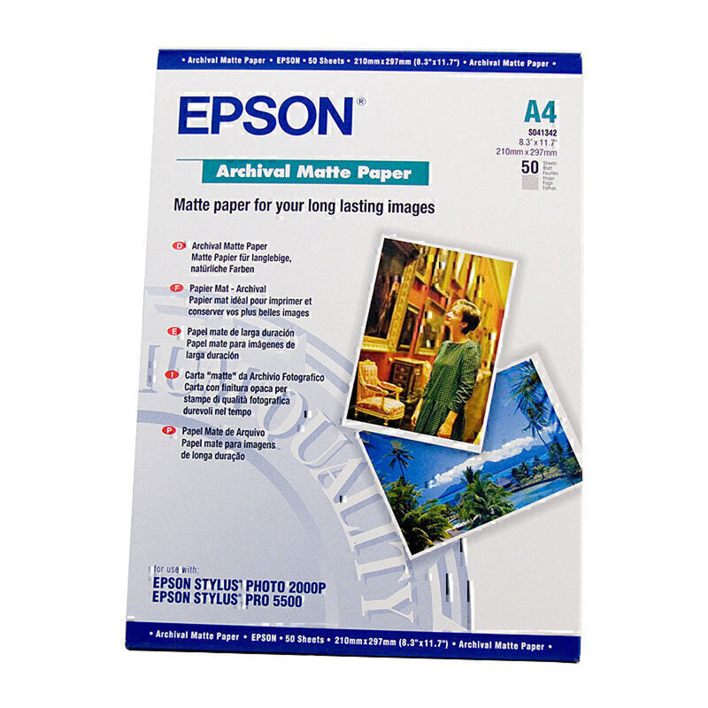 Epson Archival Matt Paper 50pc