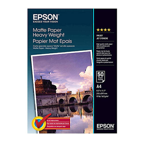 Epson Matte Heavy Weight Paper 50pc