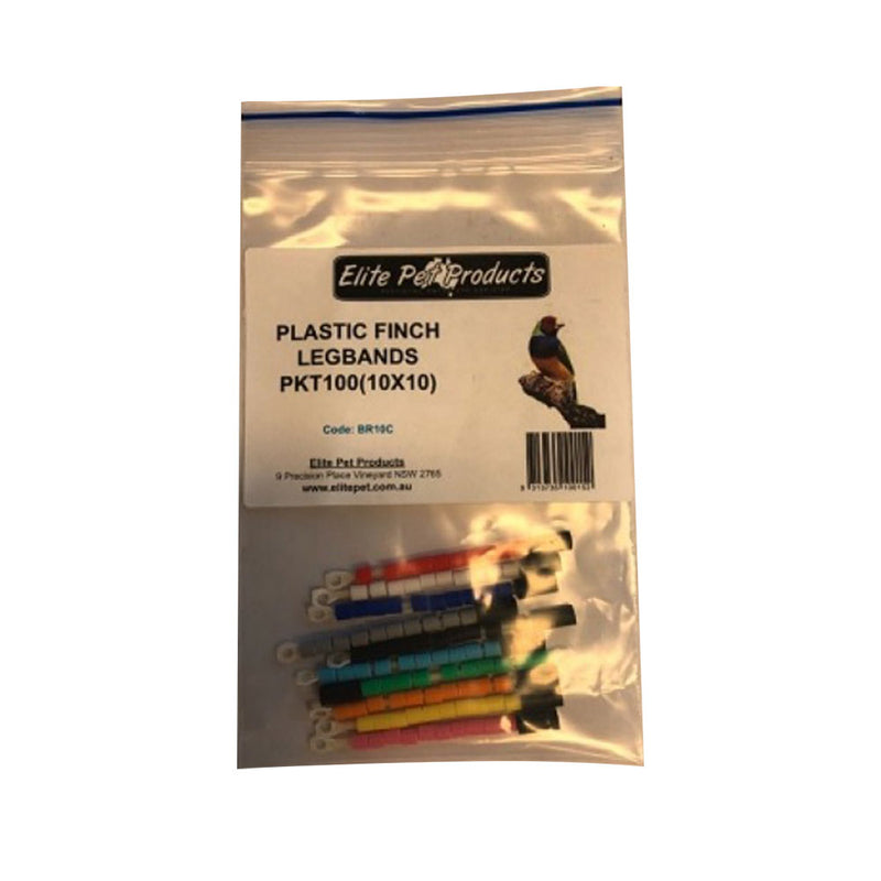 Elite Pet Plastic Leg Ring 100pk