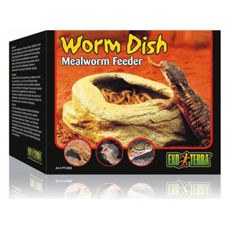 Exo Terra Worm Dish Mealworm Feeder