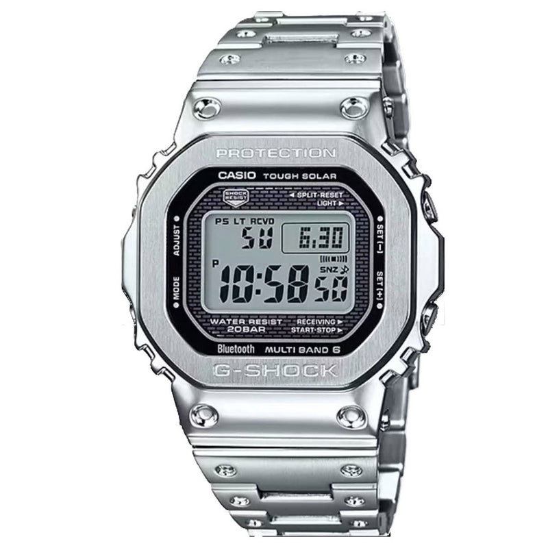 Casio G-Shock Full S/Steel GMWB5000D-1D Watch (Silver)