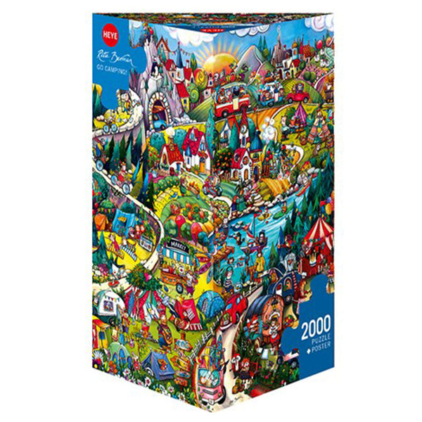 Heye Berman Go Camping Triangular Puzzle 2000pcs