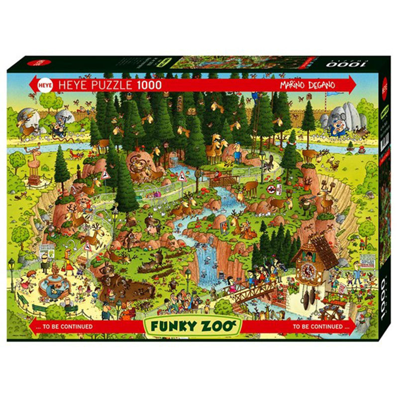  Heye Funky Zoo Puzzle 1000 Teile