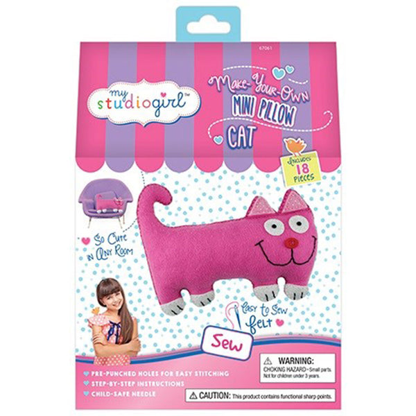 My Studio Girl Flatsie Mini Cat Cushion Sewing Kit