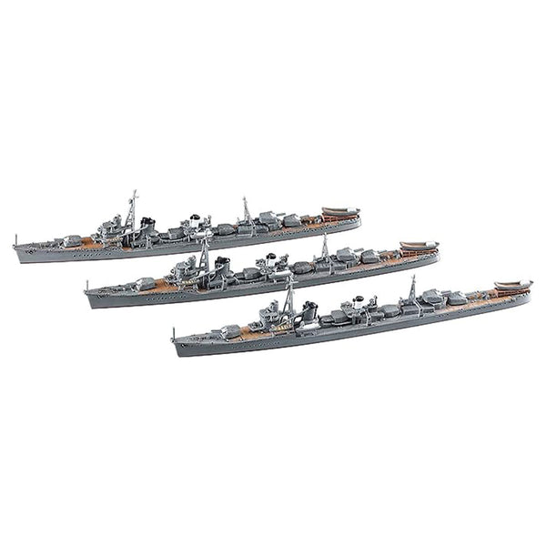 Hasegawa Japanese Navy Destroyer Ship Model (Set of 3)