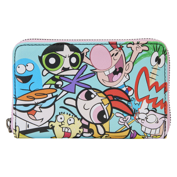 Cartoon Network Retro Collage Zip Around Wallet