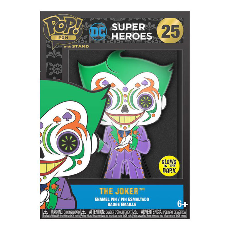 DC Comics Joker (Day of the Dead) 4" Pop! Pin