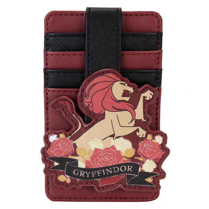 Harry Potter Gryffindor House Floral Tattoo Cardholder