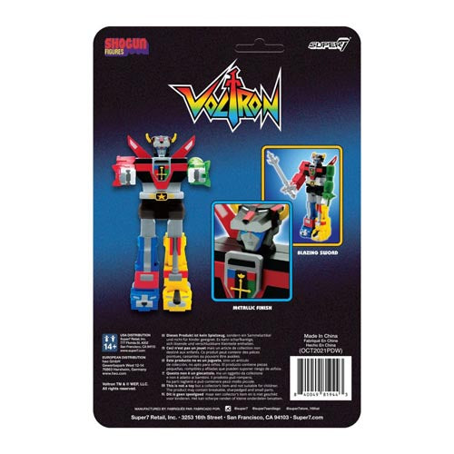 Voltron Shogun Reaction 3.75" Figure