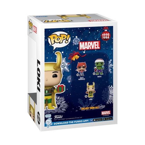 Marvel Comics Loki w/ Sweater Holiday US Ex. Metallic Pop!