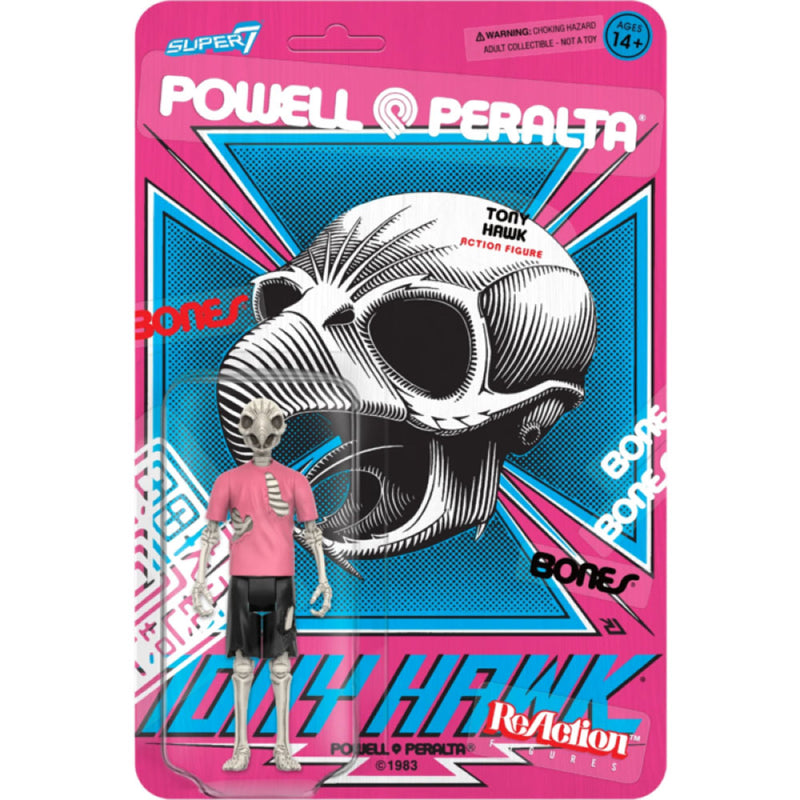 Powell Peralta Tony Hawk ReAction 3.75 Figure