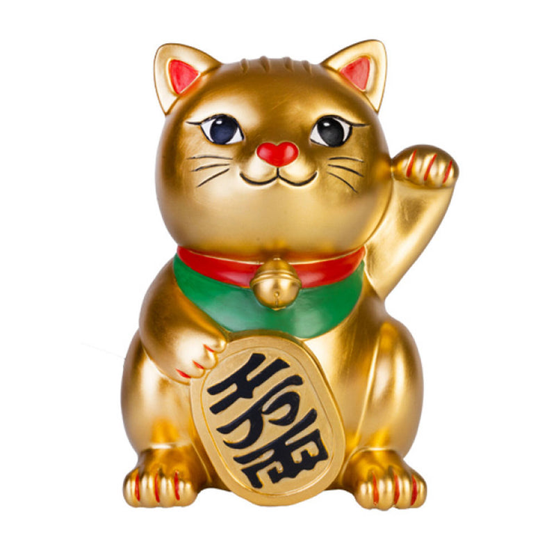 Golden Lucky Kitty Table Lamp