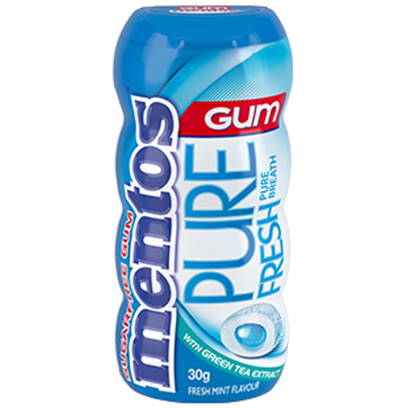  Mentos Zuckerfreier Pure Fresh Gum 30g 10Stk