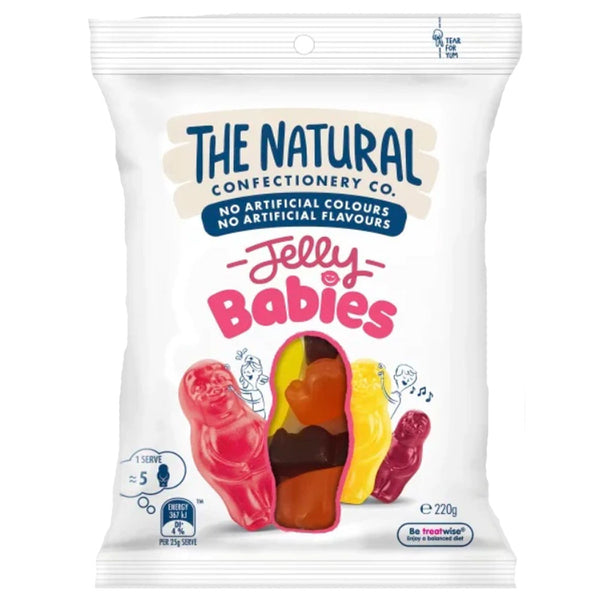 The Natural Confectionery Co. Jelly Babies (18x220g)