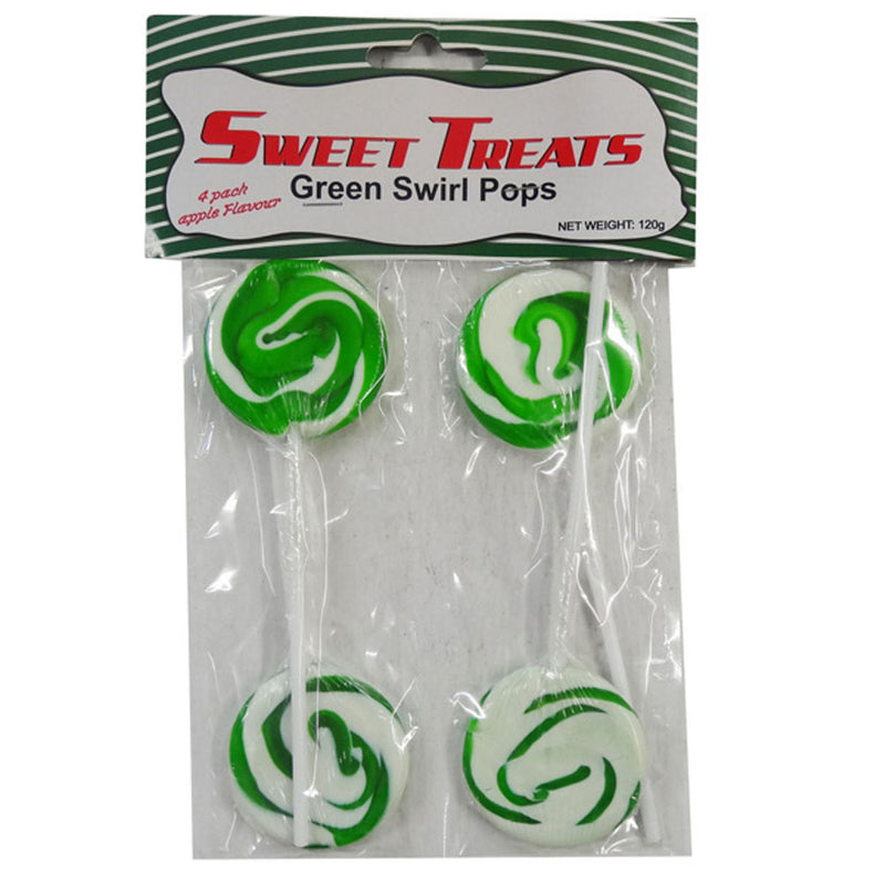 Süße Leckereien Sackged Swirl Pops 4Pk (120 g)