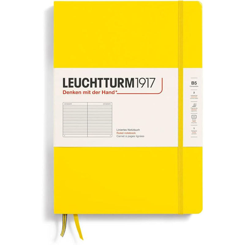 Leuchtturm HC Composition Ruled Notebook B5