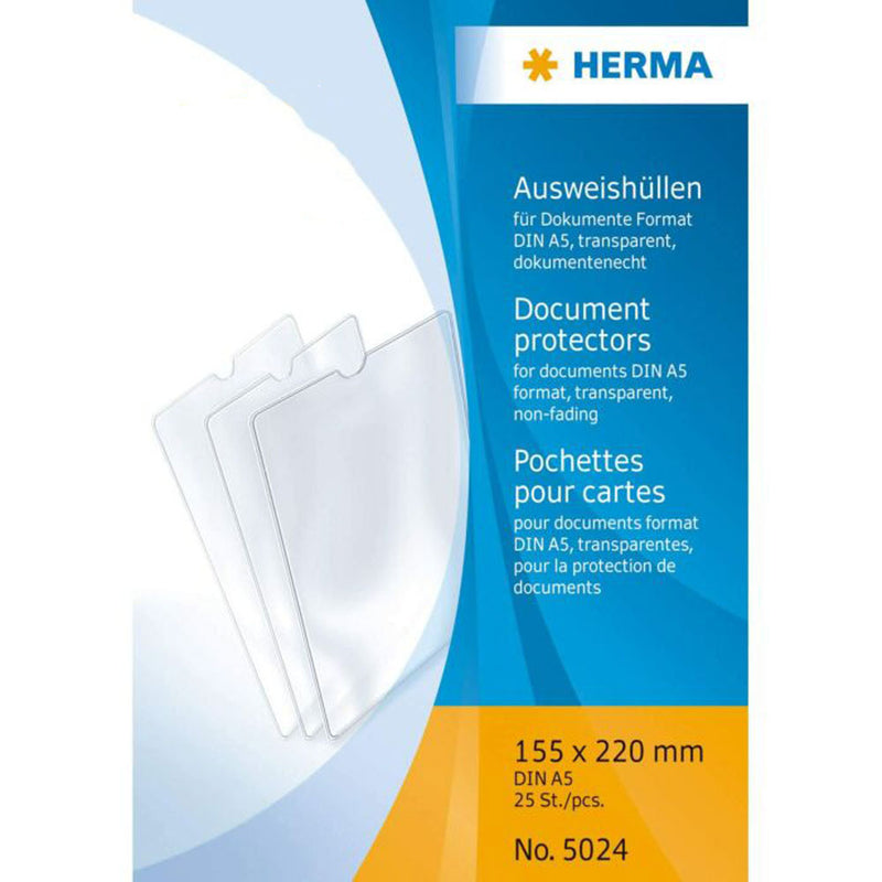 Herma Document Protectors 25pk