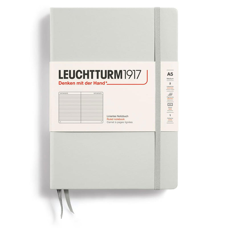 Leuchtturm Hardcover Ruled Notebook A5