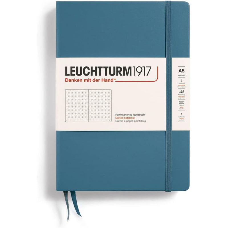 Leuchtturm Hardcover Dotted Notebook A5 (Blue)