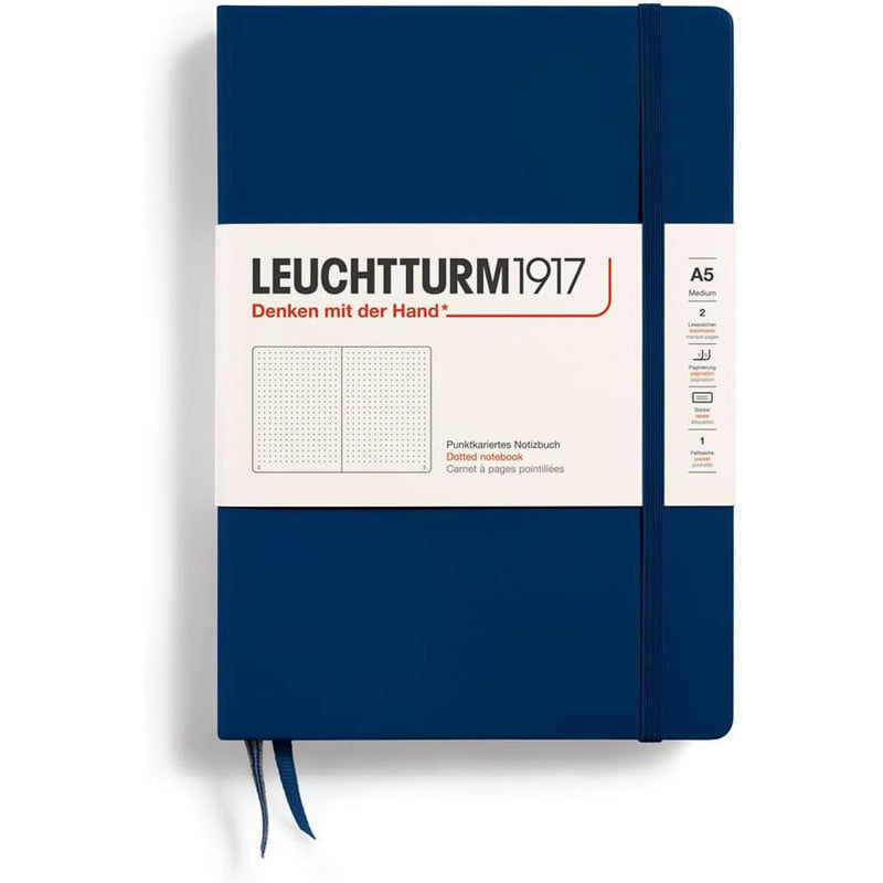 Leuchtturm Hardcover Dotted Notebook A5 (Blue)