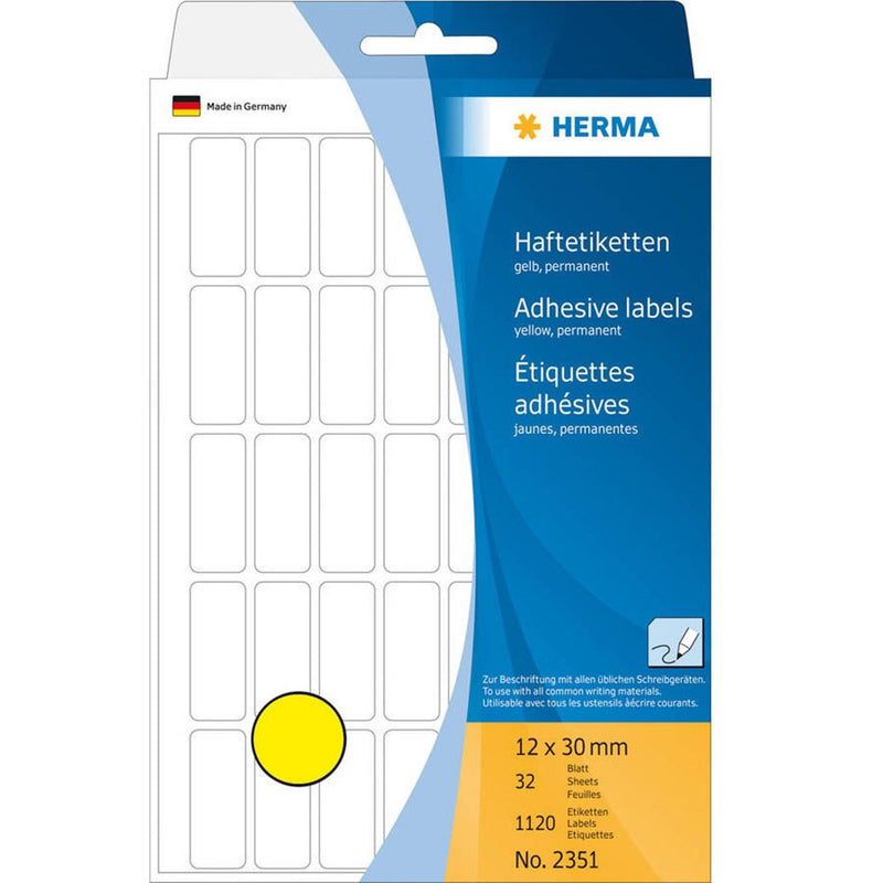 Herma Multi-Purpose Colored Labels (Yellow)