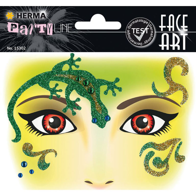 Herma Gecko Face Art Sticker