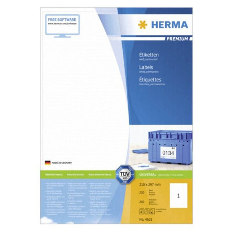 Herma Premium Labels A4 210mm 200pc