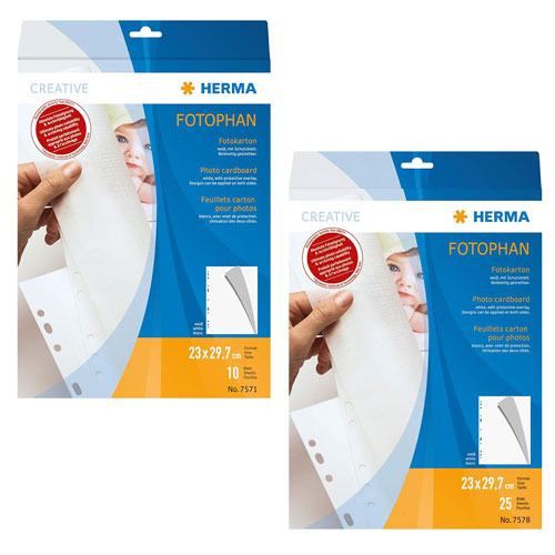 Herma Photo Cardboard White (232x297mm)