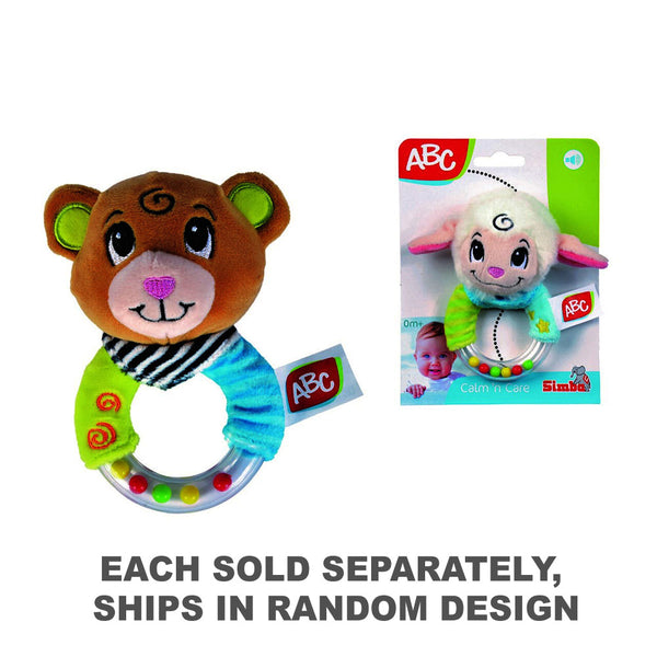 ABC Plush Ring Rattle (1pc Random)