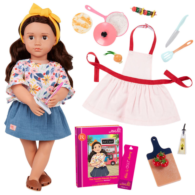 Unsere Generation Fashion Doll mit Buch 46 cm