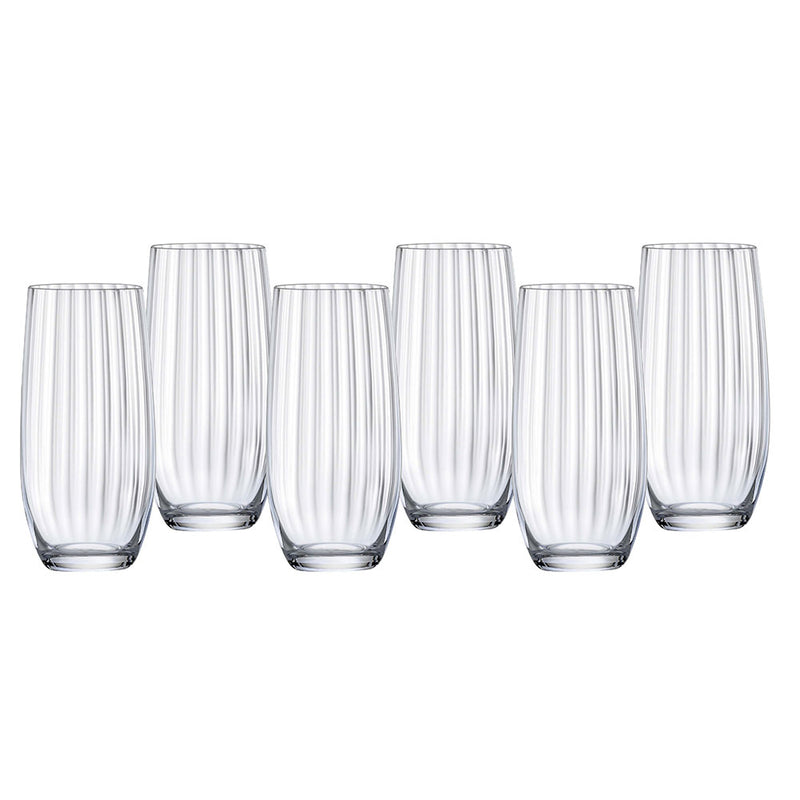 Bohemia Waterfall High Ball Glass 350mL (Set of 6)