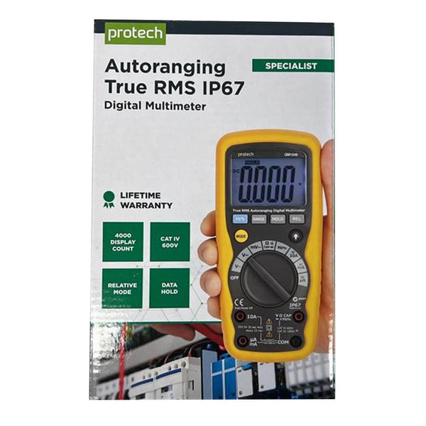 IP67 True RMS Digital-Multimeter mit automatischer Bereichswahl Cat IV