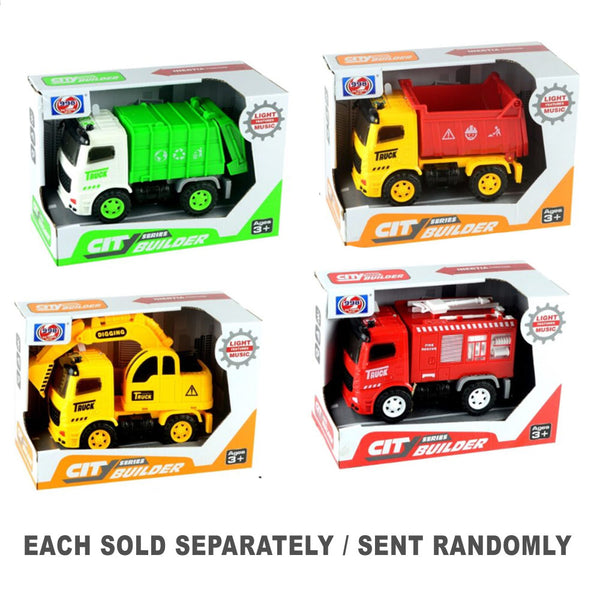 Friction City Builder Series Construction Car (Random Color)