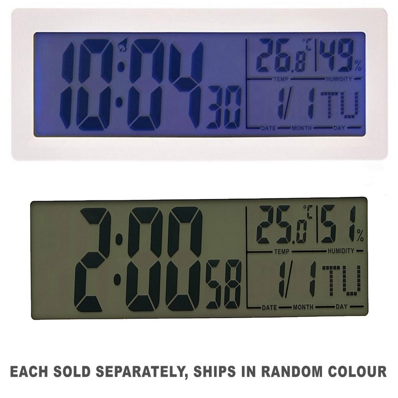 Multi-Functional LCD Table Clock