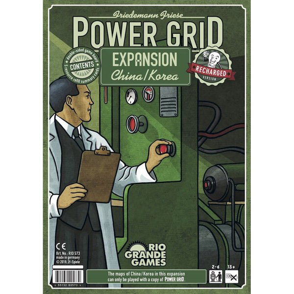 Power Grid China/Korea Expansion Game (Recharged)