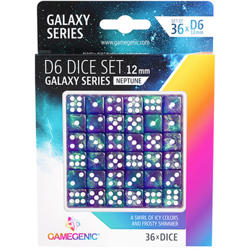  Gamegenic Galaxy Series D6 Würfelset 12 mm (36 Stück)